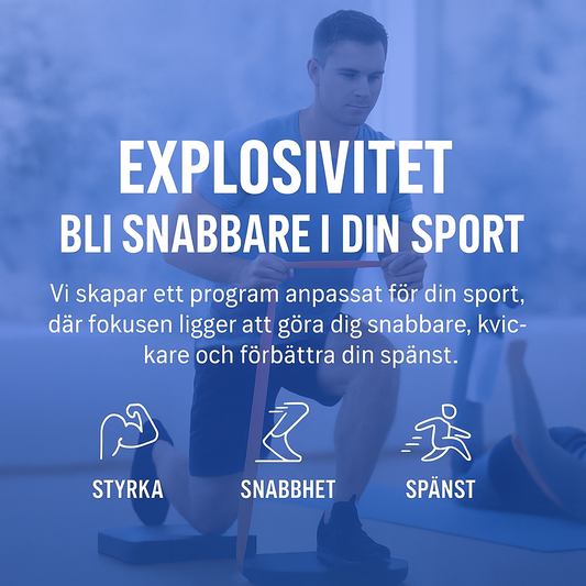 Explosivitet, bli snabbare i din sport!