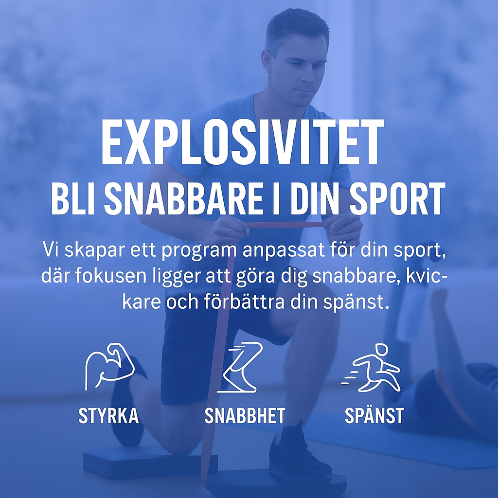 Explosivitet, bli snabbare i din sport!